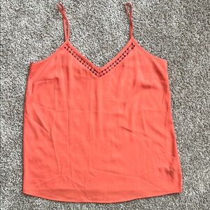 Coral Spaghetti Strap Women's Top